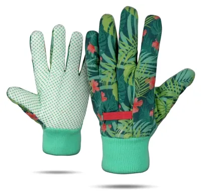 Produktbild von Gartenhandschuhe S/M (7-7,5) für Damen/Herren - Atmungsaktiv - (1 Paar) Robuste Schutzhandschuhe - Antirutsch Beschichtung - Für Pflanz und Gartenarbeit