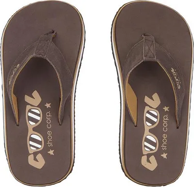 Imagen del producto de COOL SHOE ORIGINAL: Chanclas tipo "badelatschen" o "zehentrenner", diseño "Surfer" color chocolate. Talla europea: 39/40