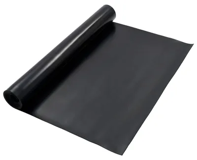 Image de vidaXL Revêtement de sol noir 1,2 x 5 m en caoutchouc