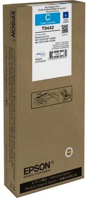 Produktbild von Epson WF-C5xxx Series Ink Cartr. L cyan T 9442