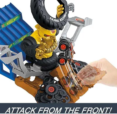 Obrázek produktu pro Hot Wheels Monster Trucks HPN71, Monster truck a sada tratí, 4 rok/roky, Plast, Kov, Vícebarevný