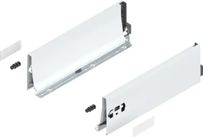 Produktbild von Blum TANDEMBOX Zarge, Höhe K 115 mm, NL 350 mm, links/rechts, für TANDEMBOX antaro, seidenweiss