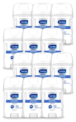 Produktbild von 12 x Sanex Maximum Protection Deodorant Stick - 50 ml - Vorteilspackung - 12 Stücke