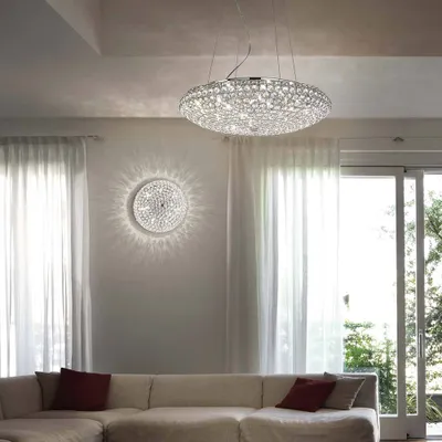 Produktbild von Ideal Lux Hängeleuchte King Sp12 Chrom