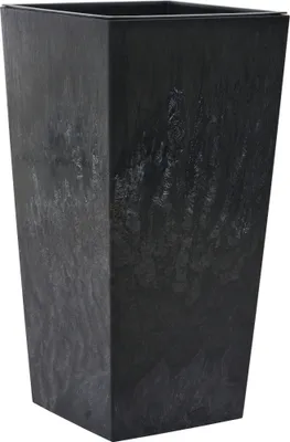 Produktbild von SIENA GARDEN Pflanzgefäße NIZZA STONE schwarz Betonoptik,  35 x 35 x 68 cm