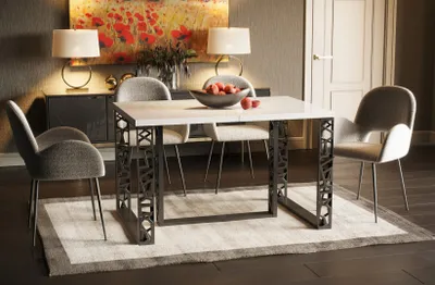 Immagine prodotto di Tavolo allungabile EWEREST 130(290)x80 bianco lucido