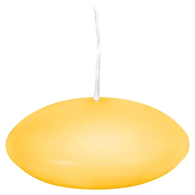 Produktbild von Schwimmkerzen Goldgelb 40 x Ø 80 mm, 8 Stück