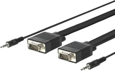 Produktbild von Microconnect MONGG10BMJ, VGA (D-Sub) + 3.5mm, VGA (D-Sub) + 3.5mm