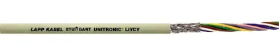 Image de 10 mètres Lapp 0034607 LiYCY câble deblindé 7x0,5 mm² I PVC câble de données gris I câble de connexion LED I câble de7 fils pour armoires électriques I câble de soudage