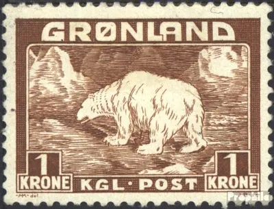 Produktbild von Briefmarken Dänemark - Grönland 1938 Mi 7 postfrisch Christian X.