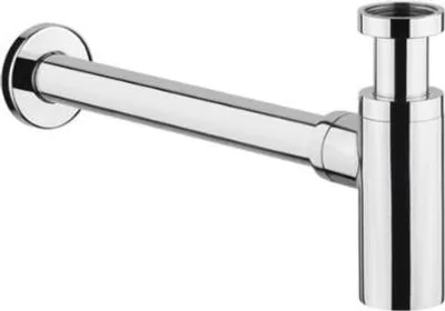 Produktbild von Ablaufgarnitur Siphon Waschbecken, Messing Chrom
