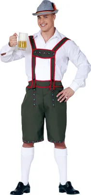 Immagine prodotto di Pantaloni tradizionali dell' in stile bavarese Moda tradizionale Abbigliamento tradizionale Costume festivo Cultura alpina, Taglia: 54 - 56 (XL) Colore: Verde