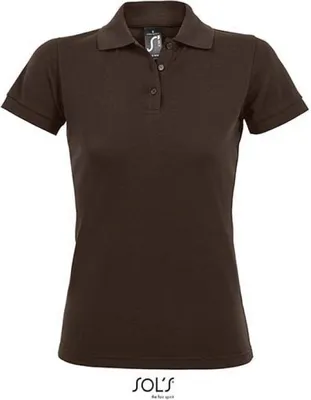 Produktbild von SOLs 00573 | Damen Polo Shirt Prime - Farbe: Chocolate - Größe: L
