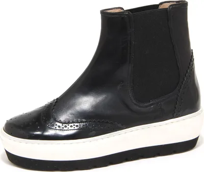 Produktbild von 8957N beatles donna SANTA CLARA nero Plattform Schuhe Frau