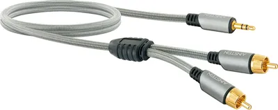 Obrázok produktu pre Schwaiger AIAU5010 413, 3.5mm, Samec, Samec, 1 m, Šedá