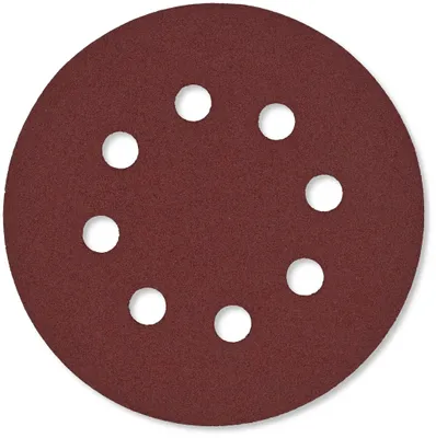 Produktbild von Exzenter-Schleifscheiben 125 mm Klett P120 mit 8 Loch Holz Metall 50 Stück
