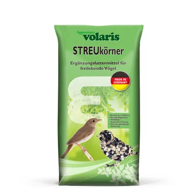 Produktbild von Eggersmann volaris 15 kg Volaris Streukörner | Fett-& Energiereich | für alle Vogelarten | Vogelfutter Wildvögel ganzjährig | Wildvogelfutter