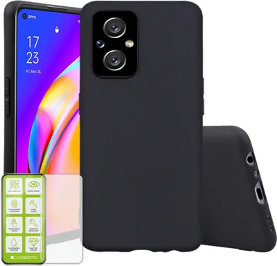 Image de Coque en silicone et TPU pour Oppo Reno 8 Lite + étui de protection en verre H9