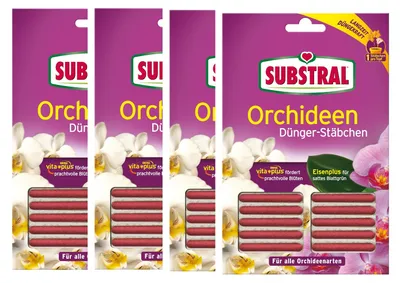 Produktbild von Substral® Dünger-Stäbchen für Orchideen, 4 x 10 Stück