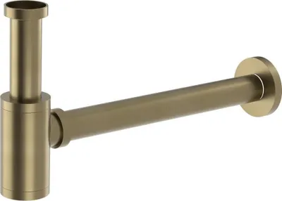 Immagine prodotto di Sifone per lavabo 5/4", bocca 32 mm, rotondo, oro opaco