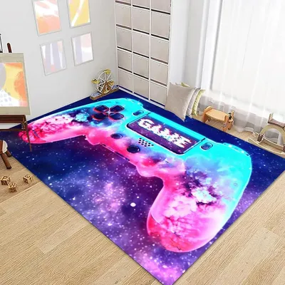 Image de Tapis de sol antidérapant, idéal pour les chambres d'enfants, les salons, dimensions 50 x 80 cm, lavable