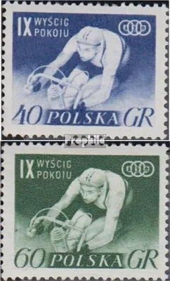 Produktbild von Briefmarken Polen 1956 Mi 964-965 (kompl.Ausg.) postfrisch Internationale Radfernfahrt