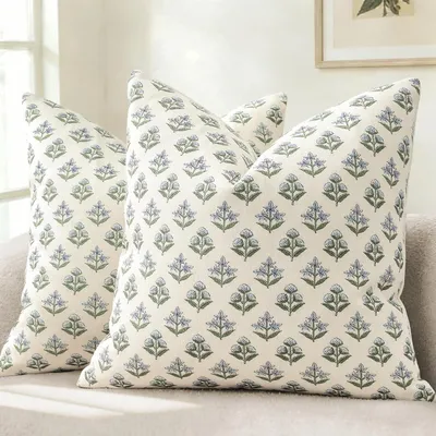 Obrázok produktu pre Obliečky na vankúše 45x45 cm, sada 2 ks, zmes bavlny, teal, na gauč