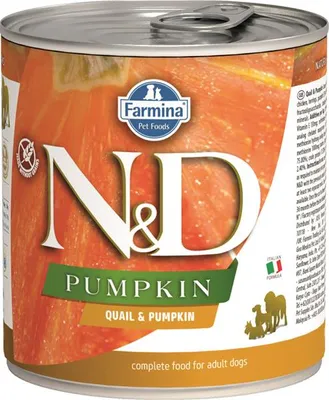 Image de N&D DOG PUMPKIN Adult Quail & Pumpkin 285g