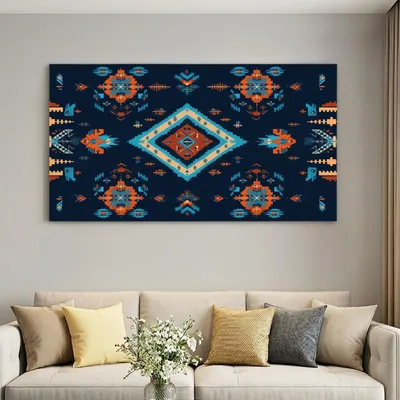Obrázek produktu pro Abstraktní obraz na plátně, dekorace na zeď, rozměry 120 x 60 cm