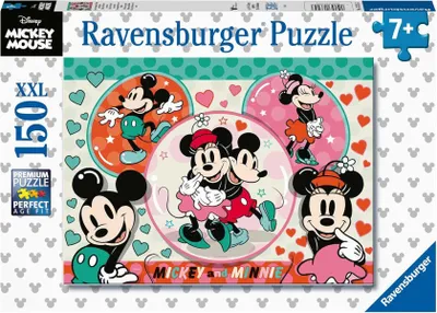 Immagine prodotto di Ravensburger La nostra coppia da sogno Mickey e Minnie, puzzle per bambini, puzzle per bambini, 150 pezzi, 13325