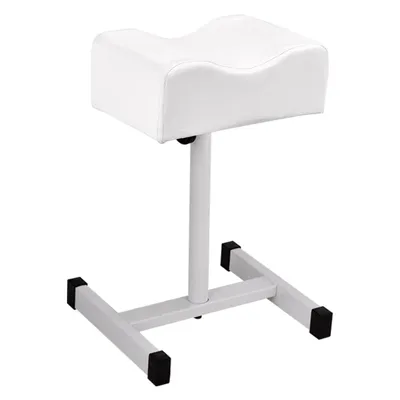Produktbild von GOPLUS Pediküre Hocker, Maniküre Fußhocker von 45-65 cm höhenverstellbar, Fußpflegehocker Beinauflage Beinstütze für Nagelpflege, Salon & Spa (Weiß)