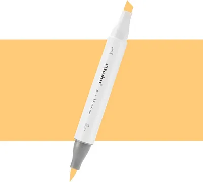 Zdjęcie produktu dla Dwustronny pędzel i dłuto OHUHU, Y6 Lemon Yellow