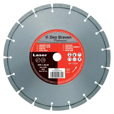 Obrázek produktu pro Den Braven Diamantový řezný kotouč PROFI LASER Ø230 mm
