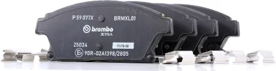 Produktbild von BREMBO Bremsbeläge Satz Vorne für OPEL Mokka / Mokka X (J13) P 59 077X