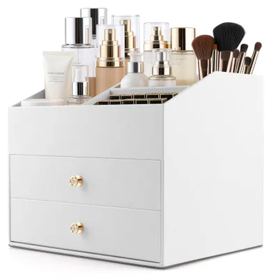 Produktbild von Make-up-Organizer mit 2 Schubladen für Kosmetik und Schmuck