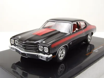 Produktbild von ixo models CLC477 Chevrolet Chevelle SS 1970 schwarz 1:43
