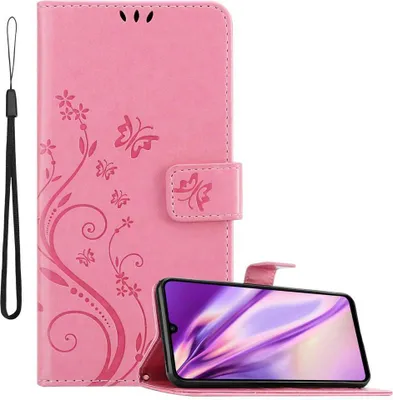 Immagine prodotto di Cadorabo cover per Huawei P30 LITE cover protettiva in rosa cover protettiva cover per telefono cellulare cover fiori custodia fiore