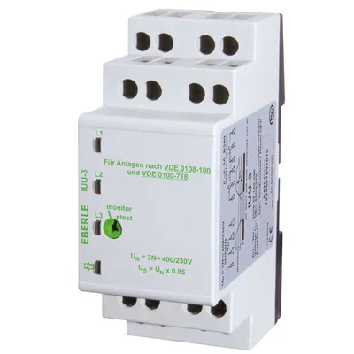 Produktbild von Eberle Unterspannungs-Überwachungsrelais IUU-3 für Verteilereinbau Spann AC 3