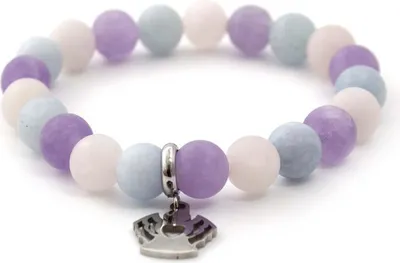 Immagine prodotto di Bracciale in cristallo con perline MINK112, 19 cm