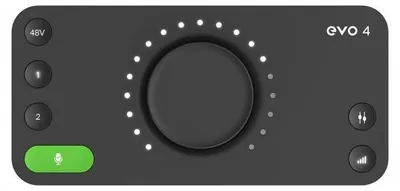 Produktbild von Audient Limited EVO4, Schwarz, 100 dB, 10 - 40000 Hz, 10000 Ohm, 58 dB, 44,1 - 96 kHz
