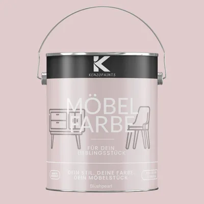 Produktbild von Kenzopaints 2,5Liter Möbelfarbe Möbellack Buntlack Farbraum - Blushpearl