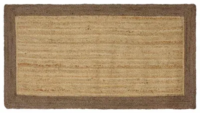 Produktbild von Bereichsteppiche Grau 80 x 150 cm Jute