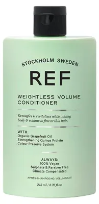 Produktbild von REF Weightless Volume, Frauen, Nicht-professionelle Haarspülung, Dünnes Haar, Dünnes Haar, Glanz, Verstärkung, 245 ml, Flasche