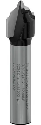 Produktbild von PRO Profilnutfräser, R 2,4, Schaft 8 mm