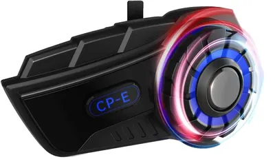 Image de Interphone pour moto, portée de 2000 mètres, technologie Bluetooth 5.1, couleur noire