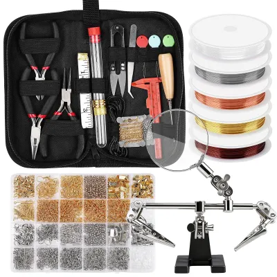 Produktbild von Schmuck Bastelset mit Werkzeug und Perlen für Anfänger