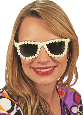Produktbild von Hippie Brille mit Daisy Blumen
