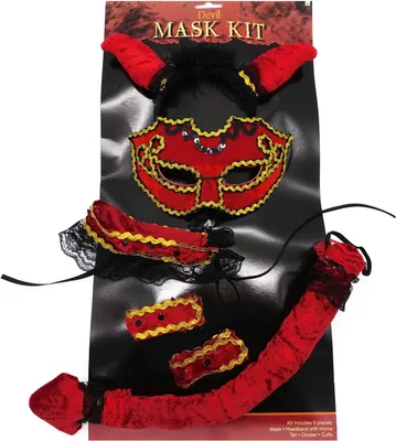 Produktbild von kleidungsset Devil Damen rot Einheitsgröße