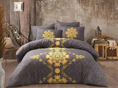 Produktbild von L'Essentiel Linge de Maison, Saltanat - Yellow, Bettbezug-Set für Super-King-Size-Betten (FR), Gelb, 50 % BAUMWOLLE / 50 % POLYESTER, 260 x 220 cm