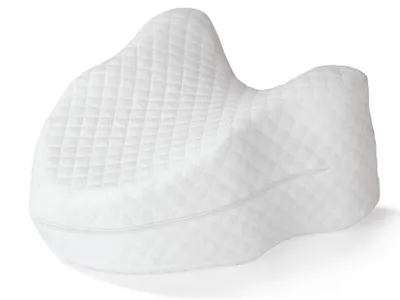 Produktbild von MAXXMEE Kniekissen fish bone shape - 25 x 24 x 14 cm - weiß